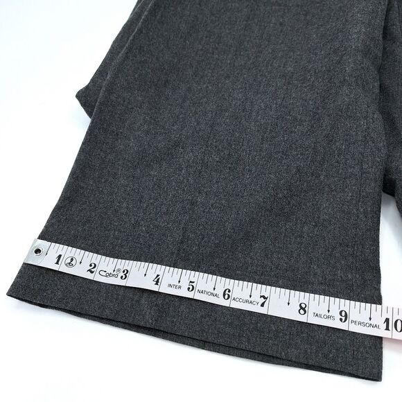 Talbots Petites Gray Wool Heritage Mid-Rise Dress Pants Sz 8P - Picture 10 of 13